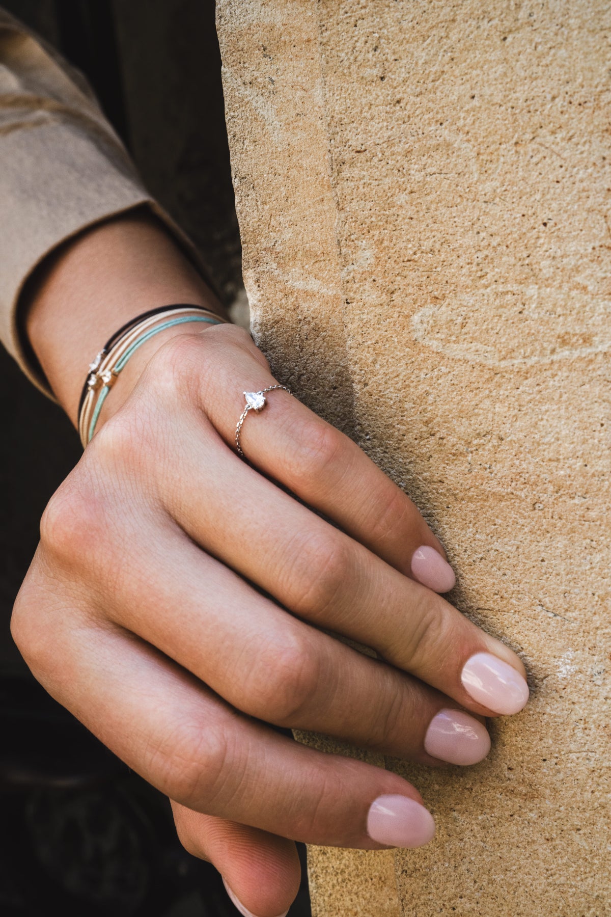 BAGUE CHAÎNE LA POIRE INTIME