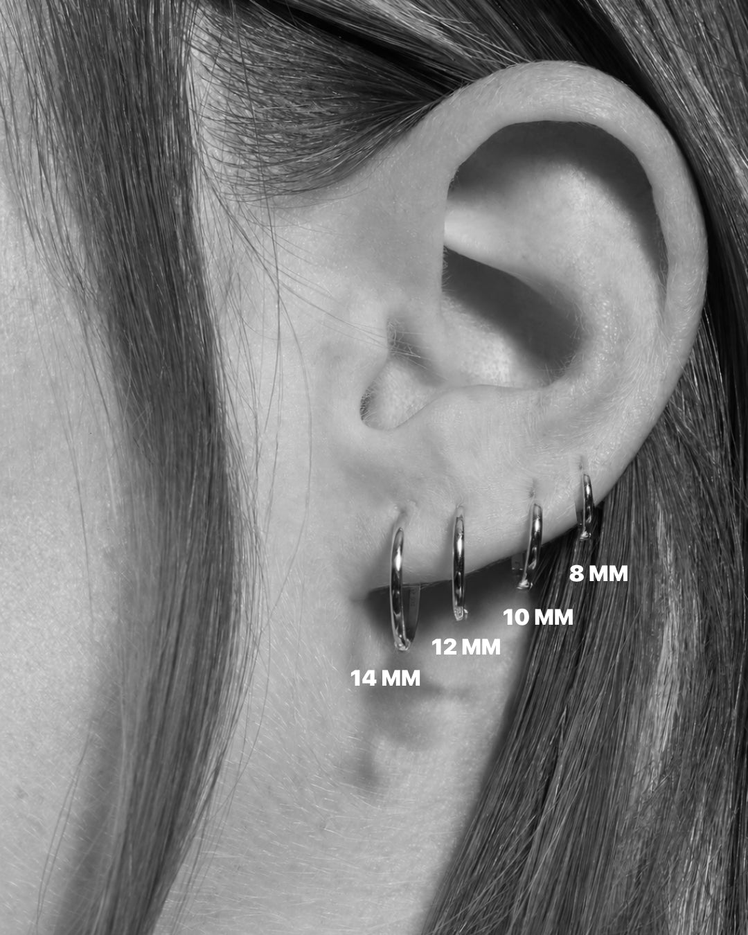 Boucles créoles personnalisables en or massif