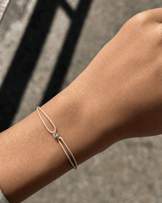 Bracelet cordon porté diamant 0,15 carat en or massif jaune, ajustable D–E VS+ -BR0258517BEJ-BR0258517BEB-BR0258517BER