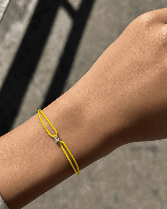 Bracelet cordon porté diamant 0,15 carat en or massif jaune, ajustable D–E VS+ -BR0258517JAJ-BR0258517JAB-BR0258517JAR
