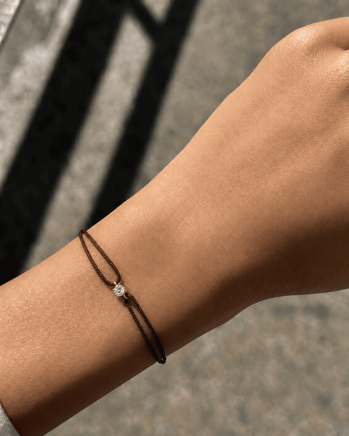 Bracelet cordon porté diamant 0,15 carat en or massif jaune, ajustable D–E VS+ -BR0258517MAJ-BR0258517MAB-BR0258517MAR