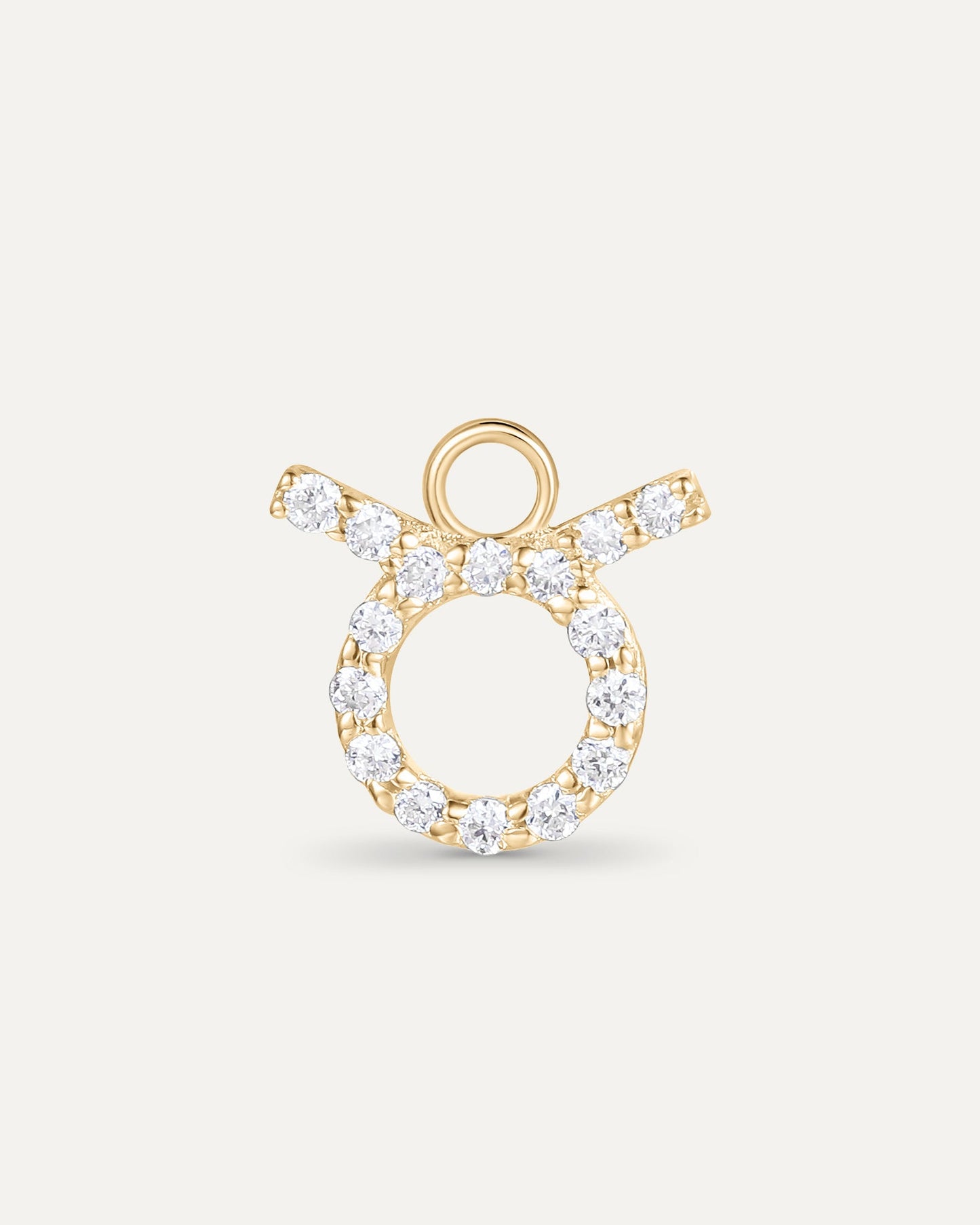 Charm signe astrologique Taureau en or massif 375 jaune